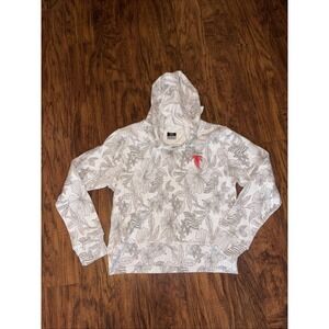 Atlanta Falcons New Era Playa floral Crop Hoodie Womens Medium